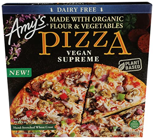 Amy's Pizza Supreme, Vegan, 14 Ounce