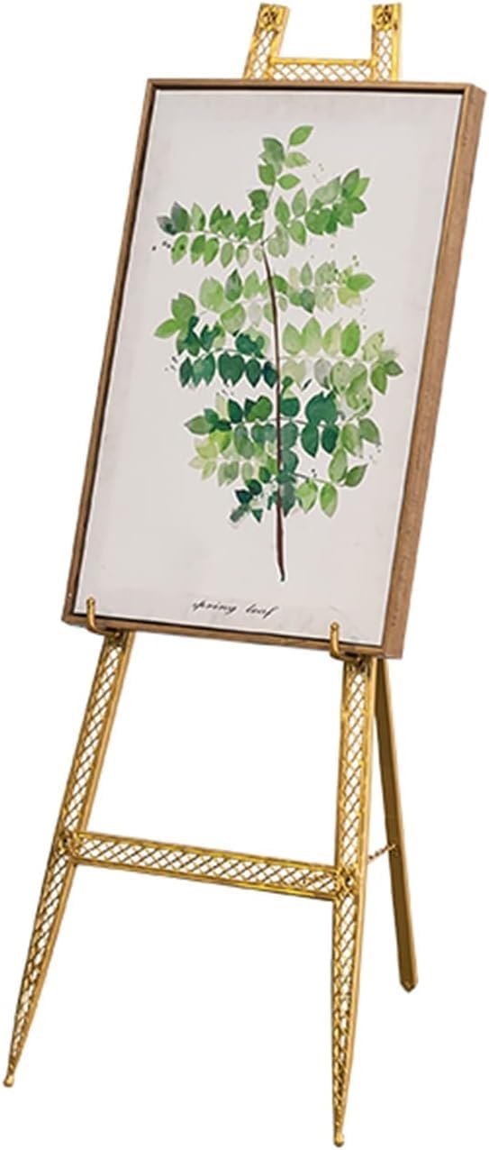 Large Adjustable Double-Sided Mobile Projection Writing Whiteboard & Magnetic Easel Stand - Portable Collapsible Floor Easel for Artists, Perfect for Art Displays & Presentations