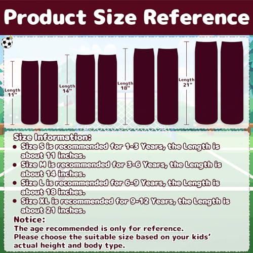 Image of Olreco 1 Pack Toddler Kids Youth Soccer Socks Girls Boys Baseball Socks Youth Knee High Softball Football Accessories Cotton