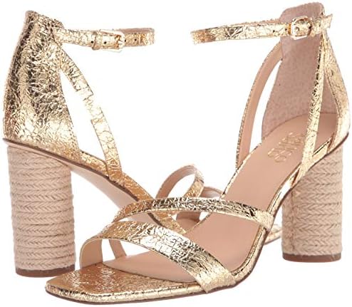Franco Sarto Womens Atessa Gold Ankle Straps 9.5 M Review | Image 6