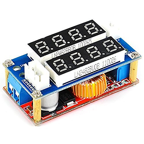 Atomic Market 5A Constant Current/Voltage LED Driver Battery Charging Module Voltmeter Ammeter Compatible with Arduino