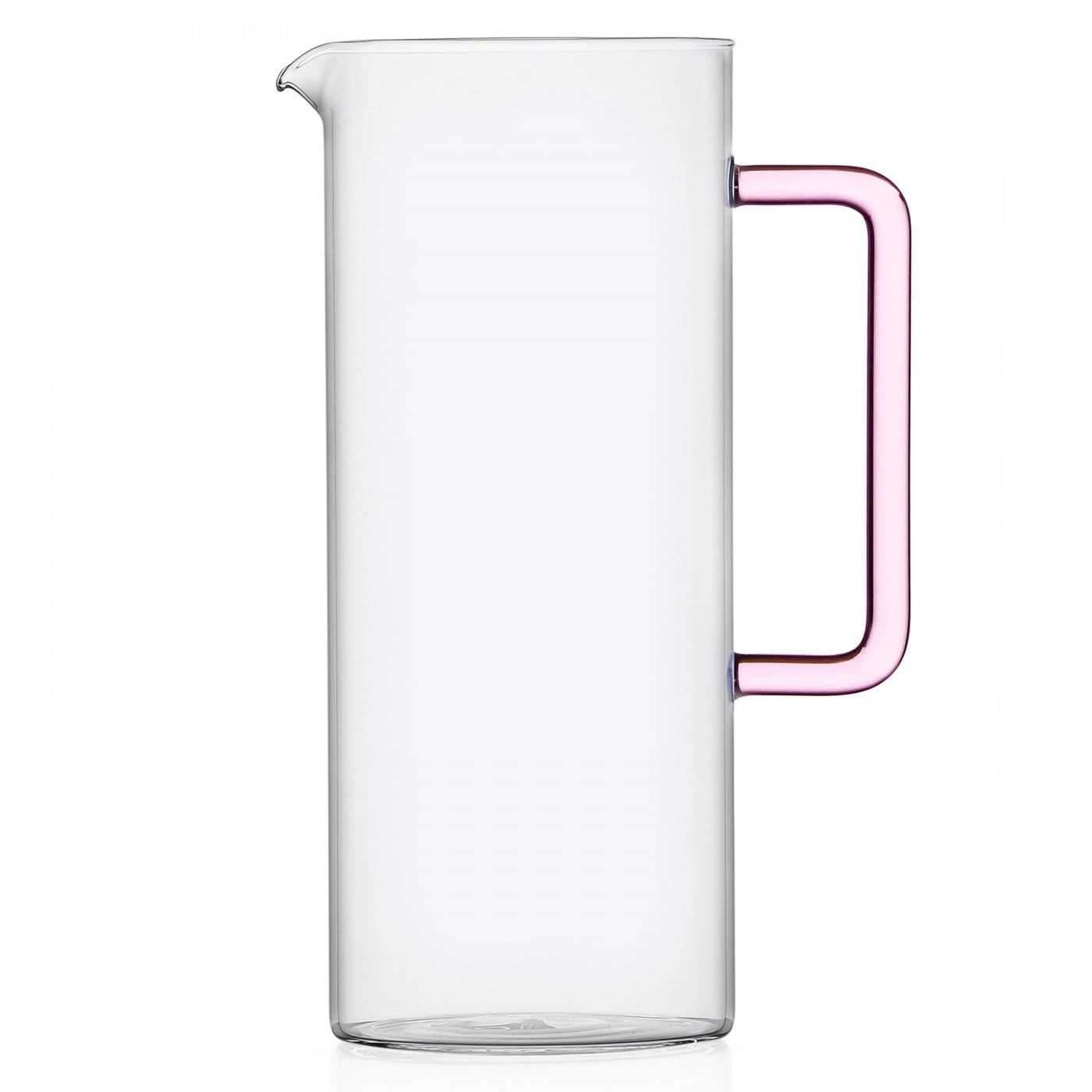 Ichendorf Milano Brocca Trasparente | Collezione Tube | 120 cl | Vetro Borosilicato | Fatto a Mano