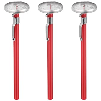 3pcs Air Conditioner Thermometer Car Air Conditioner Mechanical Thermometer - Compact with Accurate Readings for Car Interior Measurement
