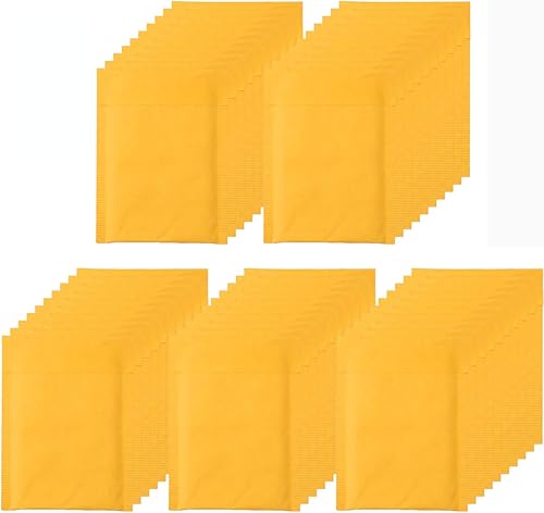 Acrux7 Sobres acolchados de burbujas de 5 x 7 pulgadas, paquete de 50 sobres acolchados de papel kraft de burbujas autosellables con despegue y