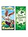 Valueballoon Party & Gifts Set Of 2 St. Patrickâ€™s Day & Easter Plastic Door Covers Birthday Party Decorations Supplies Holiday