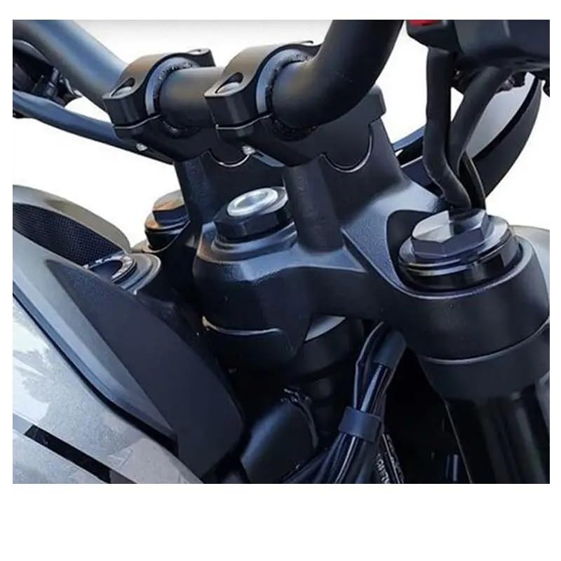 Pince de montage de guidon de moto pour Trident 660 en aluminium usiné robuste