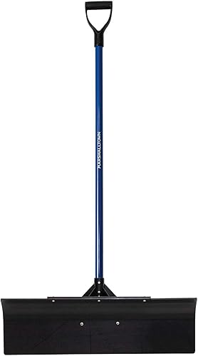 Marshalltown Pala de nieve Polar Pusher, hoja antiadherente que facilita empujar la nieve, fabricada con orgullo en los Estados Unidos, 30 pulgadas,