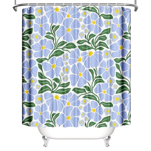 Rideau de douche de qualité supérieure floral botanique esthétique