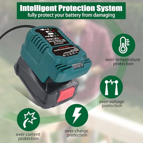 220V für Bosch Haus und Garten 18 V Akkuladegerät, AL1830 CV Ladegerät Ersatz für Bosch PBA 18V Haus und Garten Batterie (Keine Batterie)