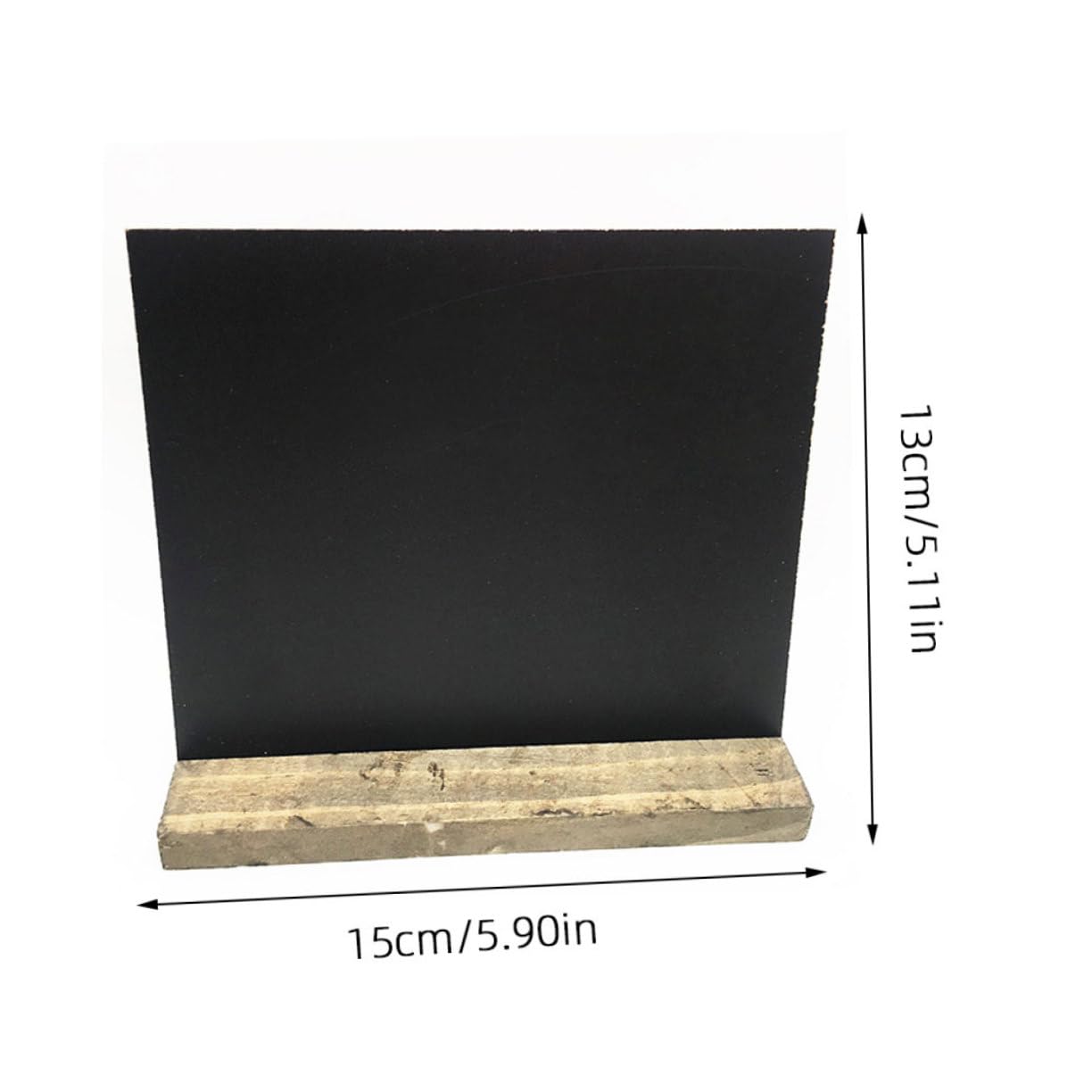 Tableau Noir de Table Mini avec Support, Lot de 10 en Bois