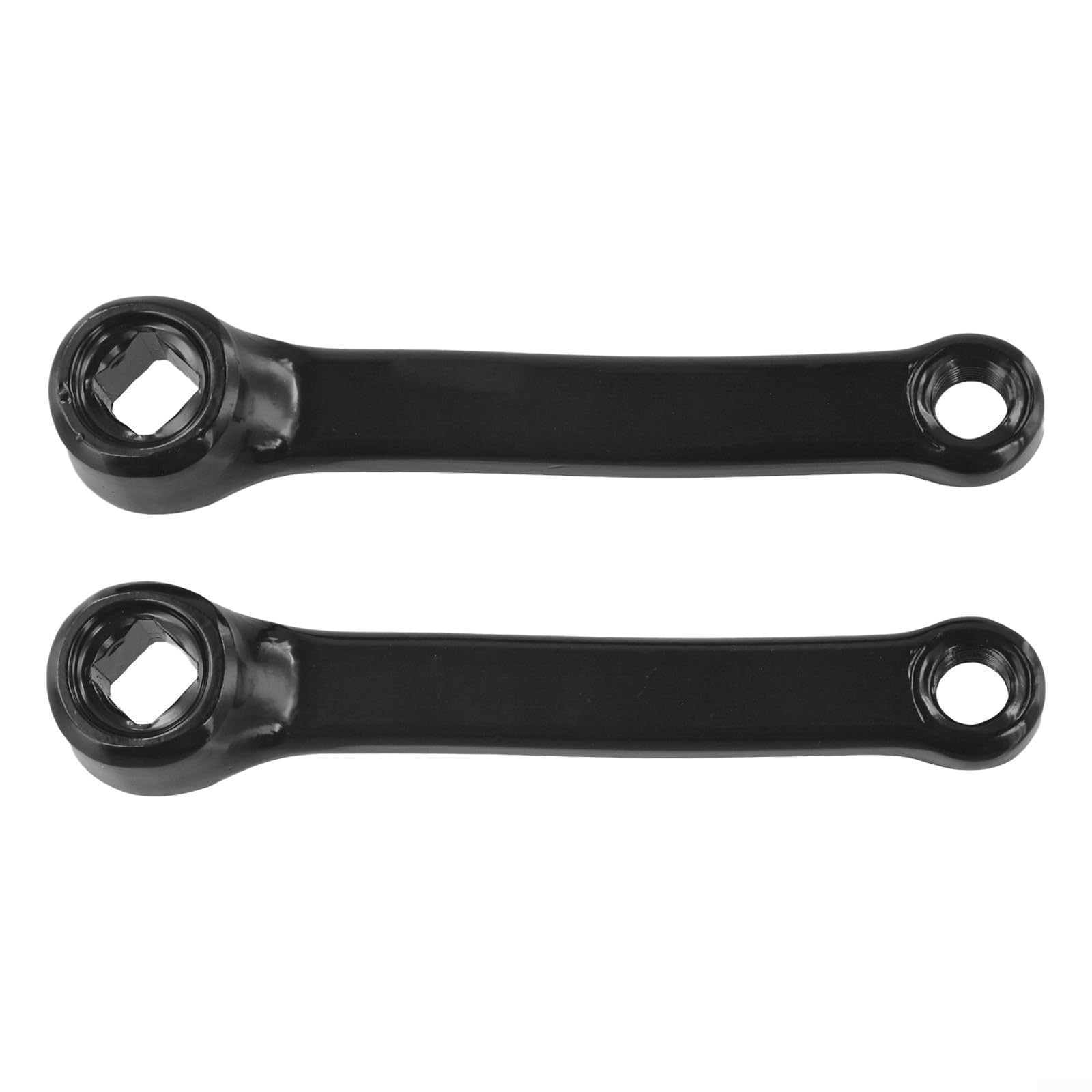Set di pedivelle in ferro quadrato da 127 mm, per bici da ciclismo, con foro quadrato sinistro e destro, parti di ricambio per bici da ciclismo, con attacco a pedale con filettatura da 1/2-20