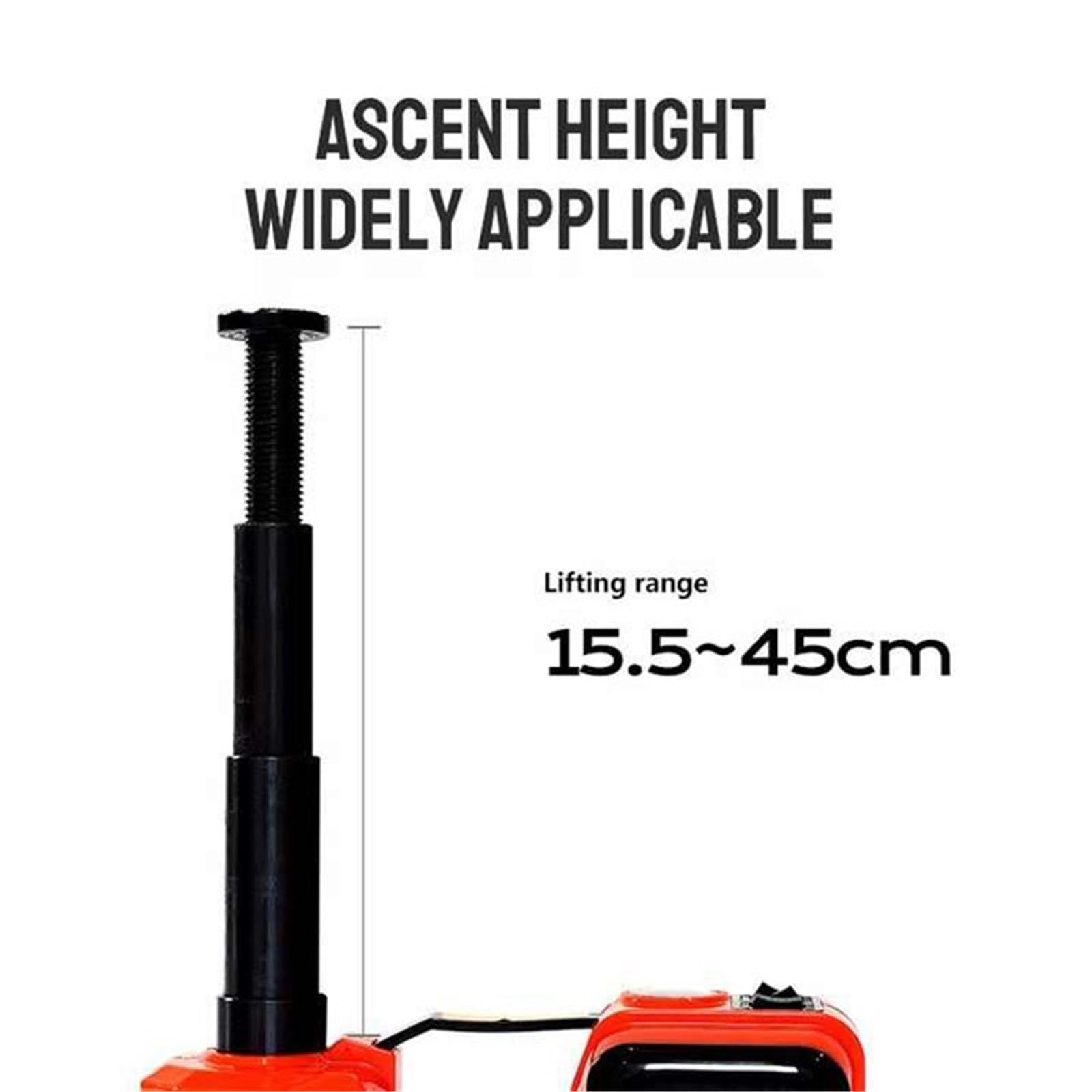 Cric da pavimento, Cric idraulico multifunzionale portatile professionale da 5 tonnellate for auto DC 12V 5T con chiave a percussione elettrica,Sollevalo