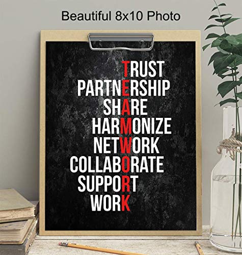 Motivational-Office-Wall-Art-Decor-8x10-Decoration-for-Business-Home-Apartment-Great-Inspirational-Gift-for-Entrepreneur-Executive-Manager-Team-Leader-Unframed-Poster-Picture