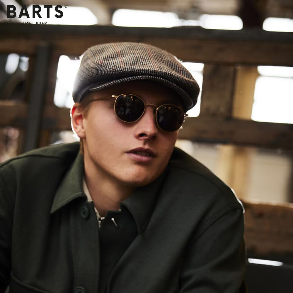 Barts Gorra Melange Jamaica Hombre - de Lino Gorro Ivy algodón con Visera, Forro, Forro Verano Primavera/Verano