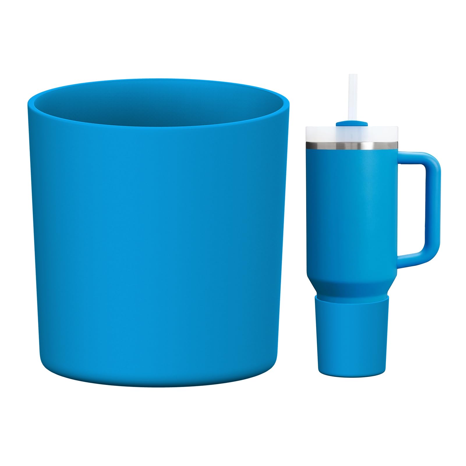 WUQID Higher Silicone Boot Compatible with Stanley Quencher H2.0 & IceFlow Flip & ProTour 40oz 30oz 20oz 14oz, Fit Same Diameter 14oz 20oz 30oz 40oz