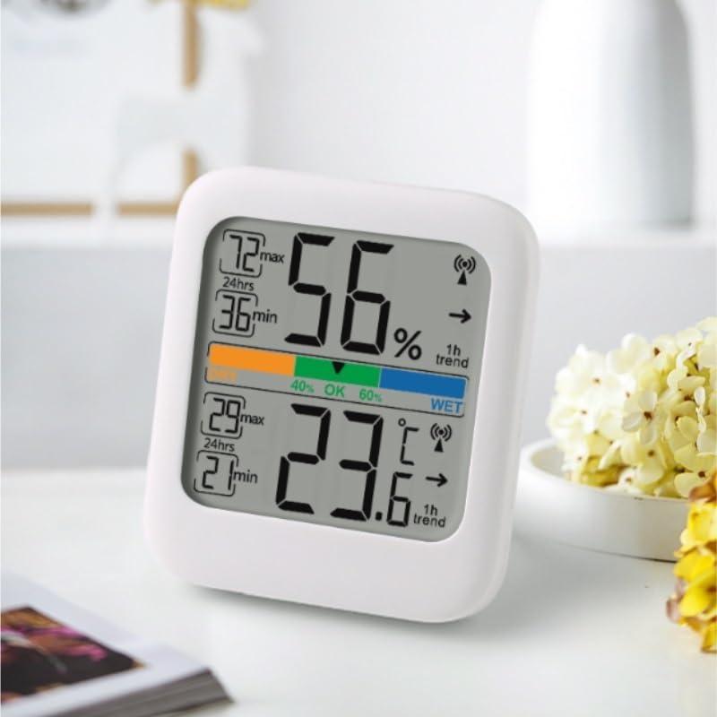Home Indoor Color Screen Precise Wall Mounted Temperature Gauge Table