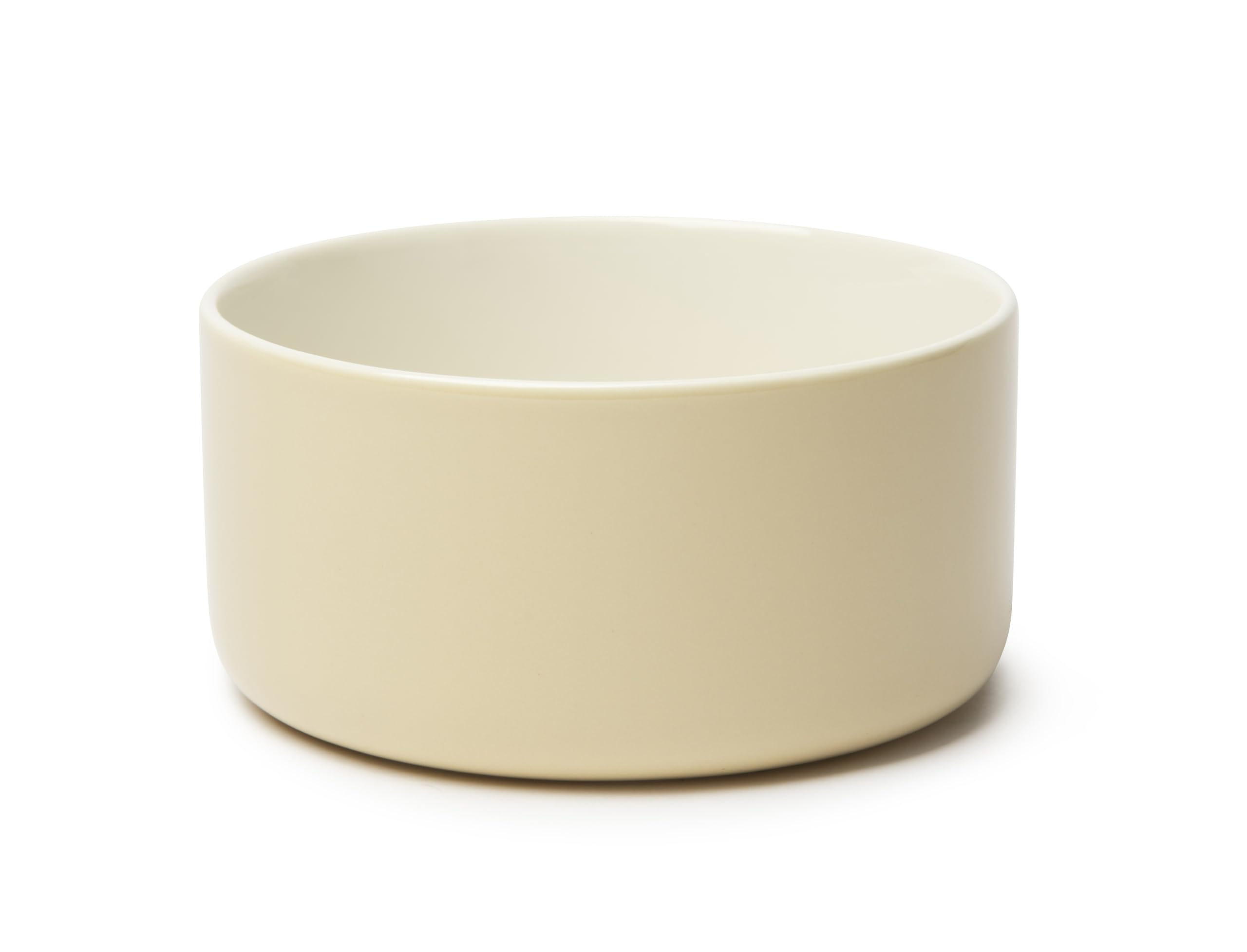 Excelsa Nordic Trendy Set 4 Ciotole in Ceramica, Crema, 450ml
