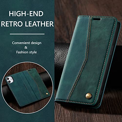Etui coque pour iPhone 12 vintage résistant aux chutes vertes - 7
