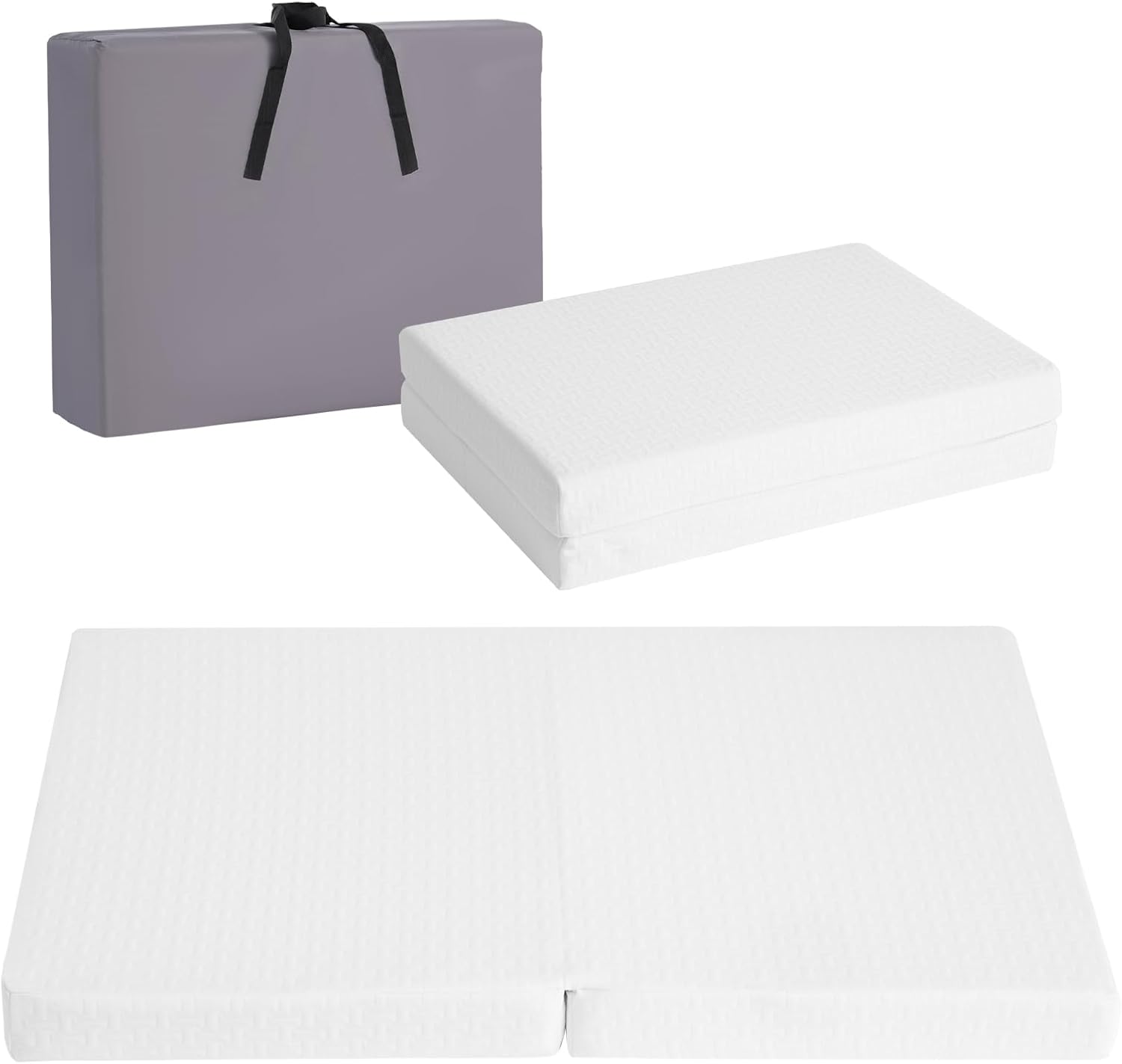 Pack and Play Mattress 38"x26", Waterproof Portable Crib Pack N Play Mattresses with Washable Cover and Travel Bag, Breathable Soft Foam Playpen Mattress for Baby Toddler