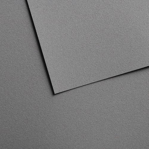 Canson Mi-Teintes Velvet Drawing Paper Sheet, Graphite Grey, (260lb/430g), 1 Sheet, 19.69x25.6 inch, 1 Count