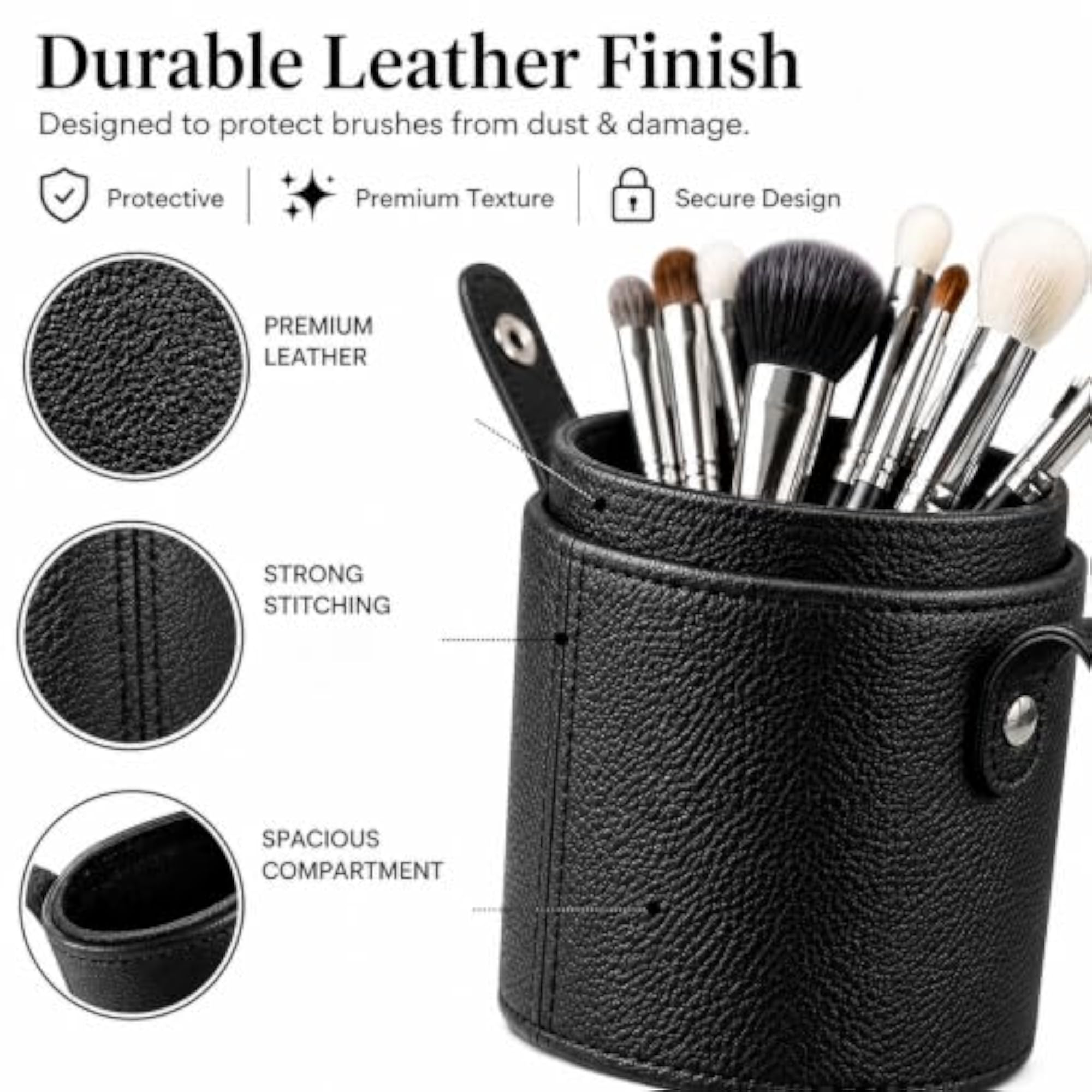 Makeup Brush Holder Bag, Professional Organizer Case