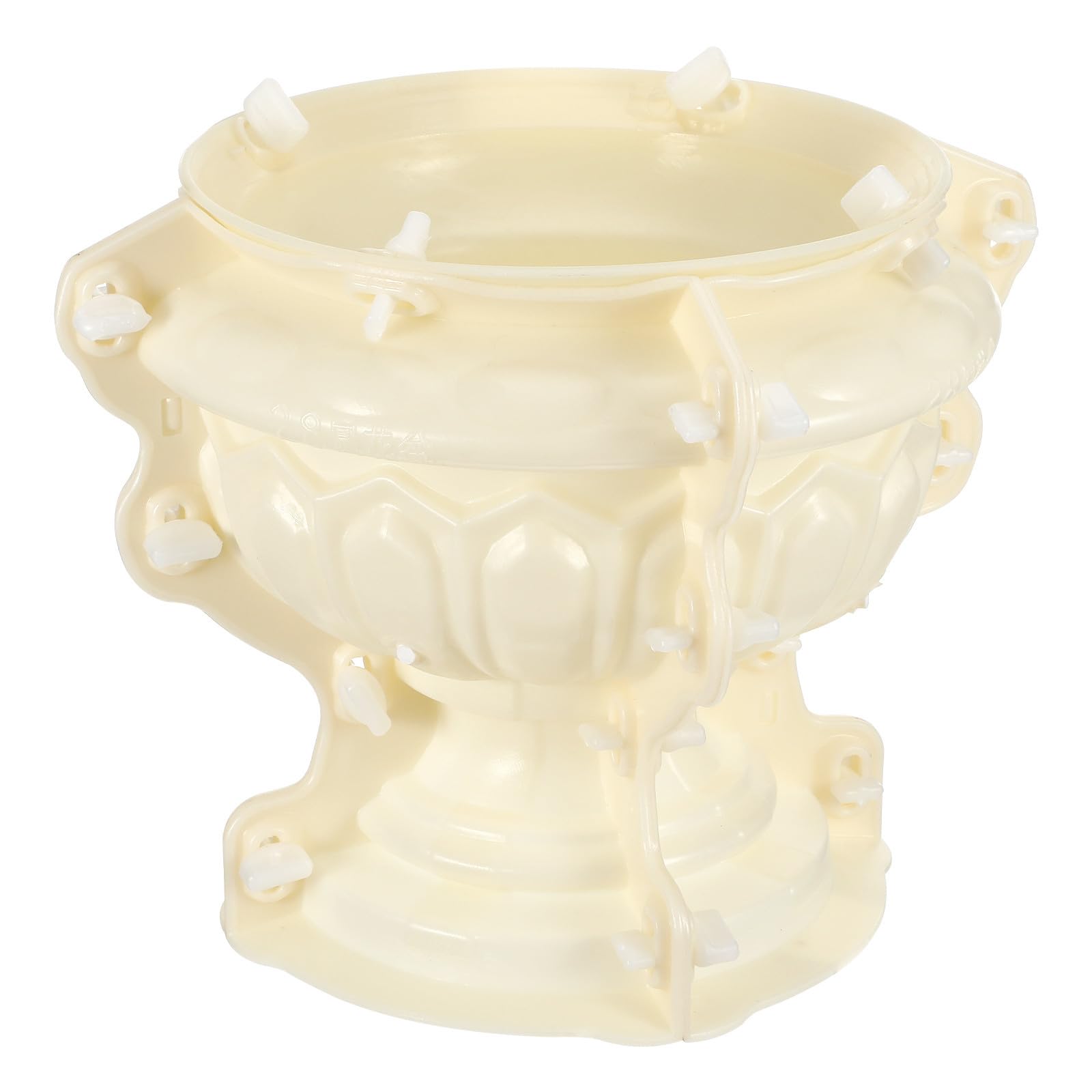 Stampo Flessibile e Facile da Usare in Plastica Riutilizzabile per Vaso di Fiori Stile Europeo per Fai da Te e Artigianato Manuale