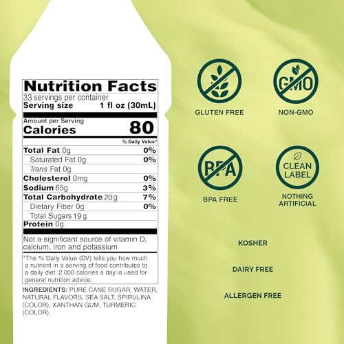 image for Monin - Pistachio Syrup, Rich and Roasted Pistachio Flavor, Great for 