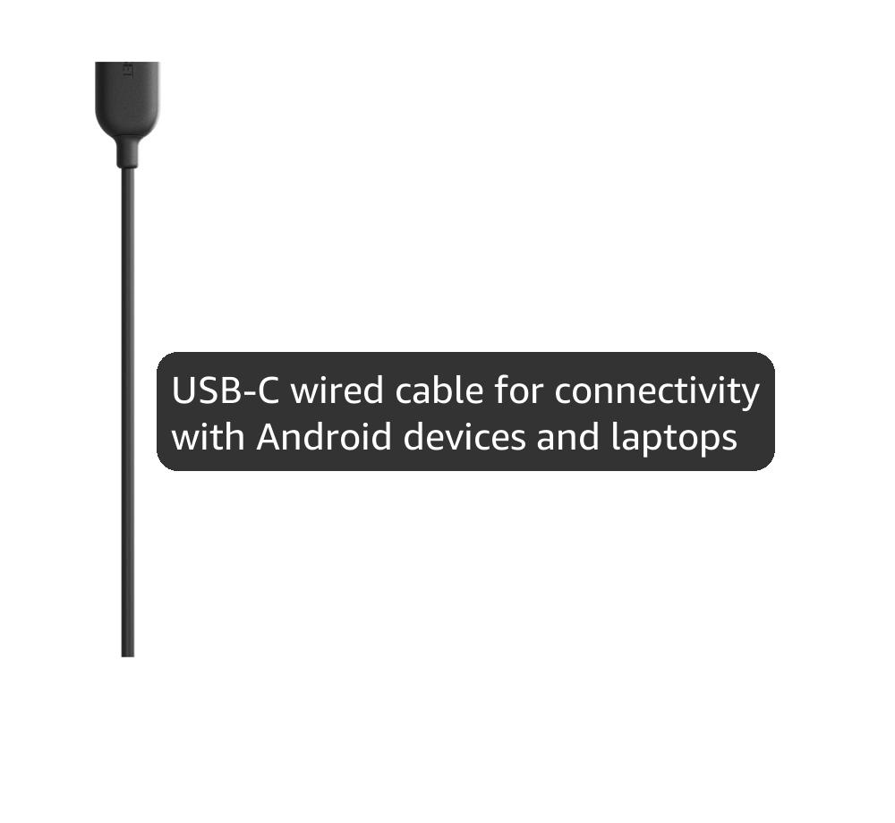 Skullcandy Set USB-C Wired Earbuds with Noise Isolating Fit, In-Line Microphone Call and Track Control for iPhone Android, Ear Gel Sizes Included for Custom Fit - True Black