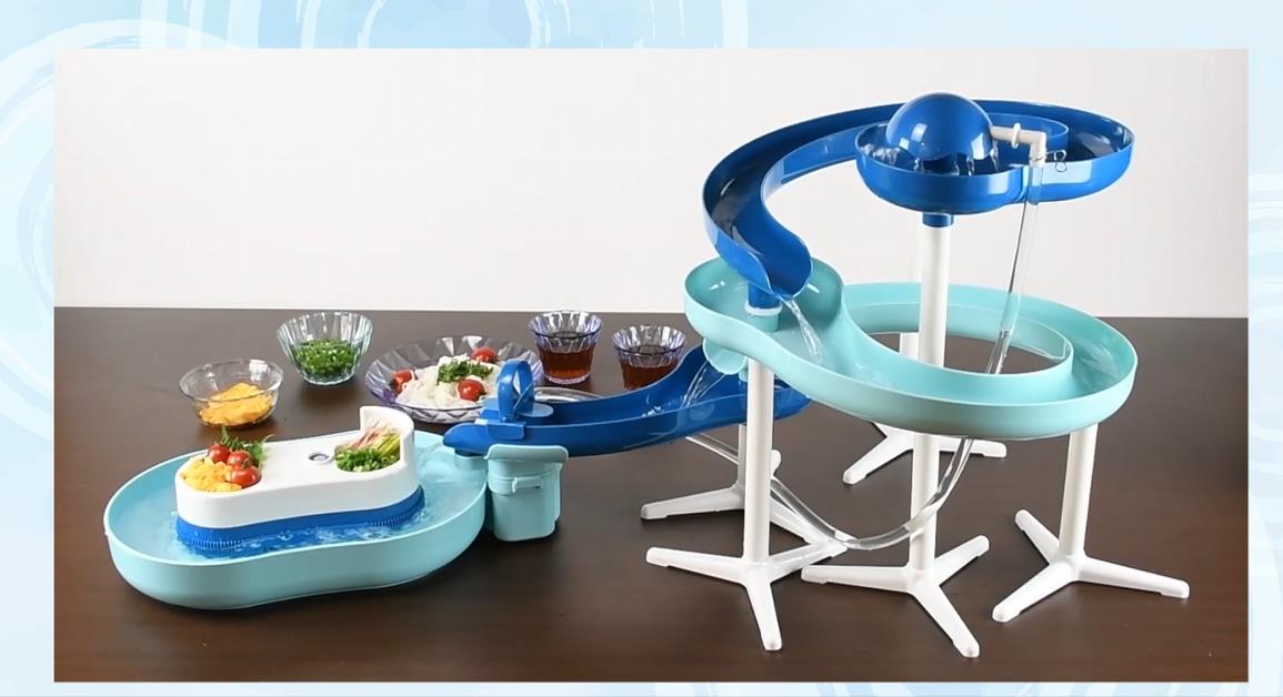 パール金属 ツイストスライダー そうめん流し器 流麺