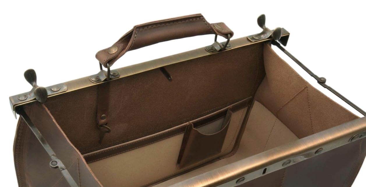 Freiherr von Maltzahn Arzttasche BIO Leder mit gratis Lederpflege, Handmade in Germany