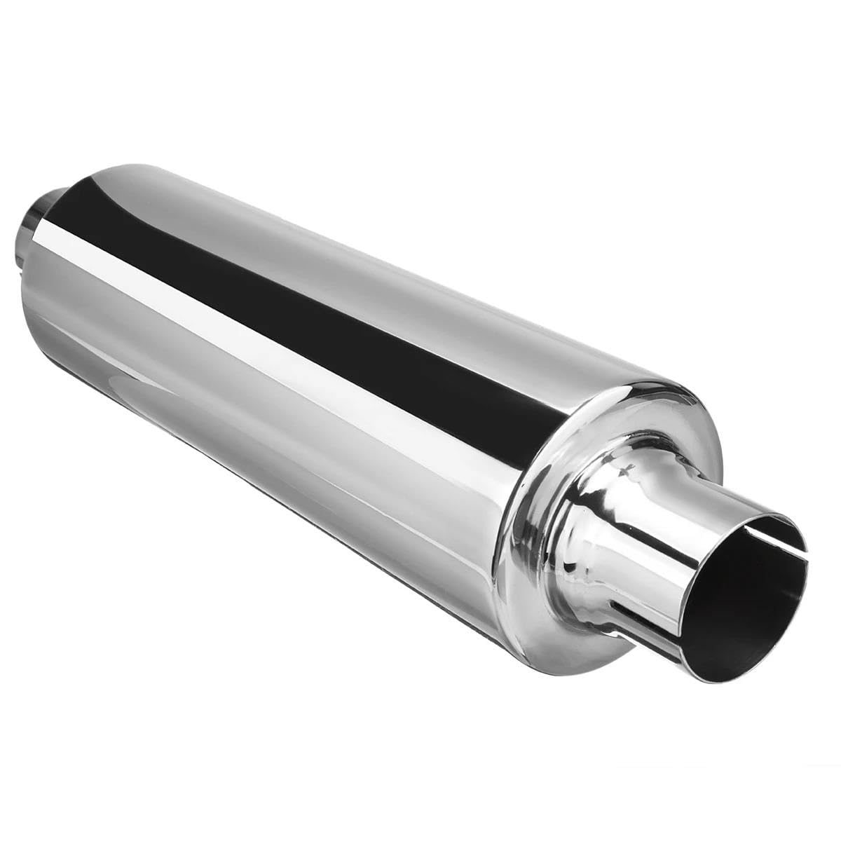 Embout Silencieux en Acier Inoxydable pour Tube Échappement Voiture 16 Pouces Long 2 Pouces 50 Mm