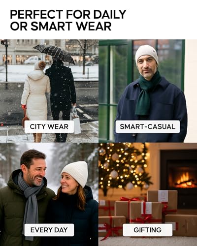 DANISH ENDURANCE Merino Wool Scarf, Premium Quality, Soft, Warm Neckwear, for Winter, for Men and Women - Image 5