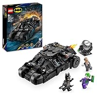 LEGO DC Batman: Batman Tumbler vs. Two-Face & The Joker - Batmobile Car Toy with 3 Minifigures - Super Hero Set - Gift for 8 Plus Year Old Boys, Girls and Dark Knight Fans 76303