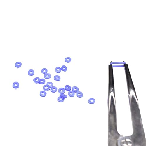 Miniatura 3 de Angzhili 1000pcs/bag Separador de ortodoncia dental paquete a granel elástico ortodóntico separado lazos