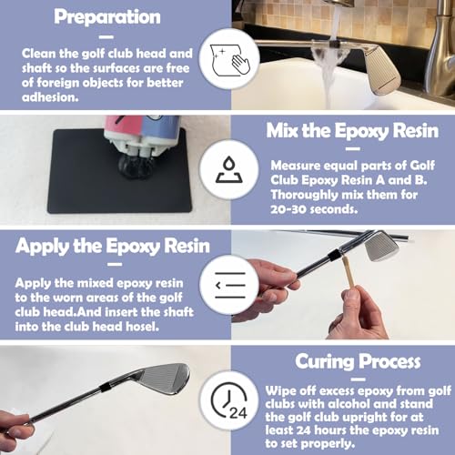 DINGSEN 2.1oz Golf Club Epoxy Repair