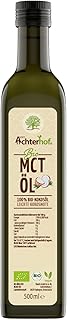 MCT Kokos Öl Bio 500ml | Hochwertiges MCT Öl aus 100% Kokosöl | in Bio-Qualität | ideal für eine kohlenhydratarme und ketogene Ernährung | vom Achterhof