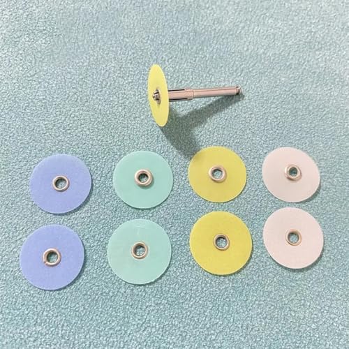Image of Dental Composite Finishing Polishing Disc 40Pcs Metal Connector Polishing Kit (12MM)