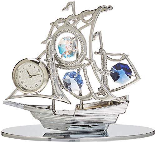 Silver Plated Clock Ornament
