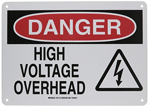 Panneau de danger électrique de 25,4x35,6 cm pour sécuriser vos locaux