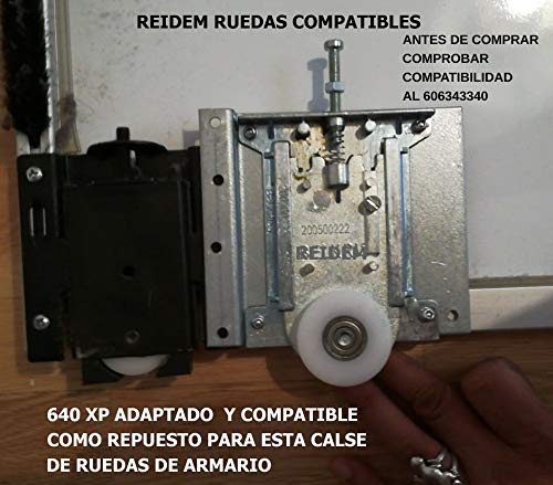 RUEDAS PUERTAS ARMARIO CORREDERA