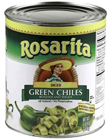 PEPPER GREEN CHILI DICED 10#