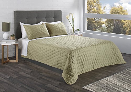 Juego de edredón verde Serenity ropa de cama confortable de 3 piezas 2