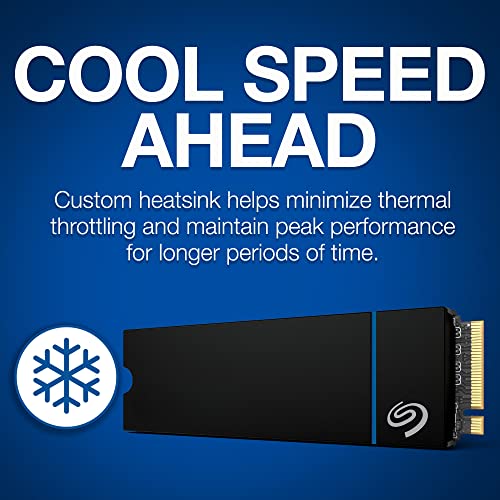 Seagate Game Drive M.2 Ssd For Ps5 2Tb Internal Solid State Drive - Pcie Gen4 Nvme 1.4, Up To 7300Mb/S With Heatsink (Zp2000Gp3A4001) #TOP5