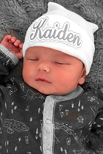 SALE NEWBORN Hospital Hat, Personalized 