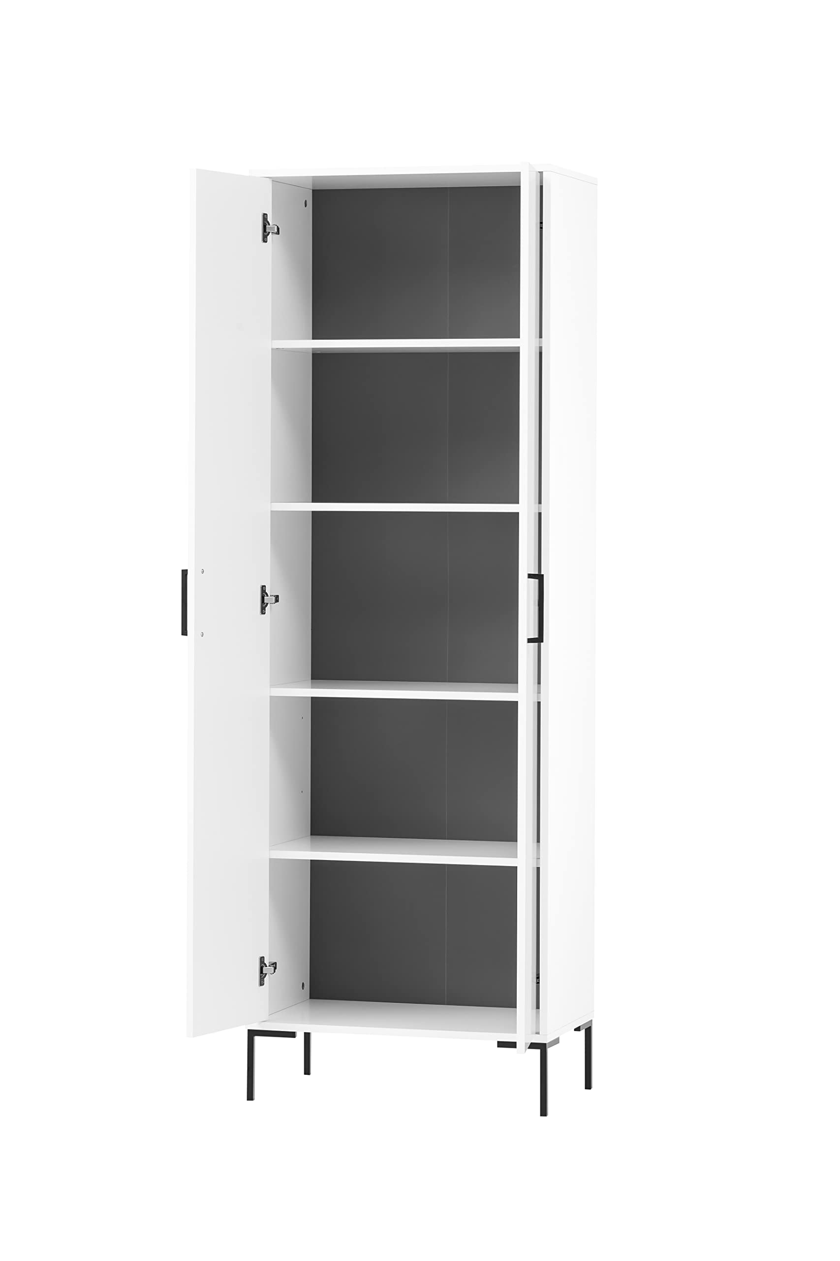 Montana 701722 Aktenschrank, 65, 2 x 39 x 194, 2 cm, weiß matt
