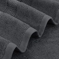 Utopia Towels -2er Badetücher 100% ringgesponnene Baumwolle, Grau – Ansicht 6