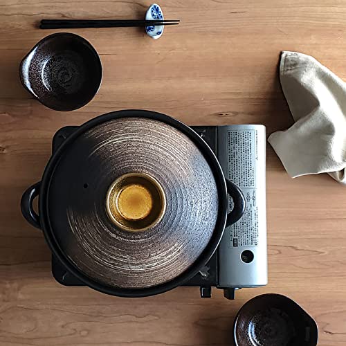 みのさらら 備前風 金彩土鍋 8号 の商品画像 1