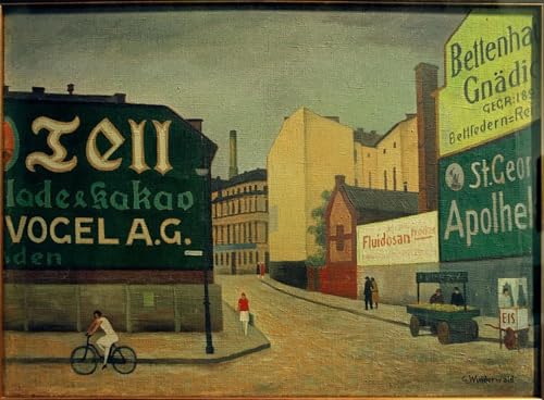 Affiche toile Landsberger Strasse Gustav Wunderwald 60x90cm pour décoration