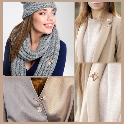 Gold Pearl Safety Pin Charms Set - 80pcs Bling Jewelry Accessories - Image 6