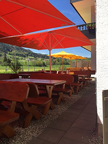 4-teilige Gartengarnitur Salzburg aus Eiche Massivholz von H. Pawlik - 4260239480011 4-teilige Gartengarnitur Salzburg aus Eiche Massivholz von H. Pawlik